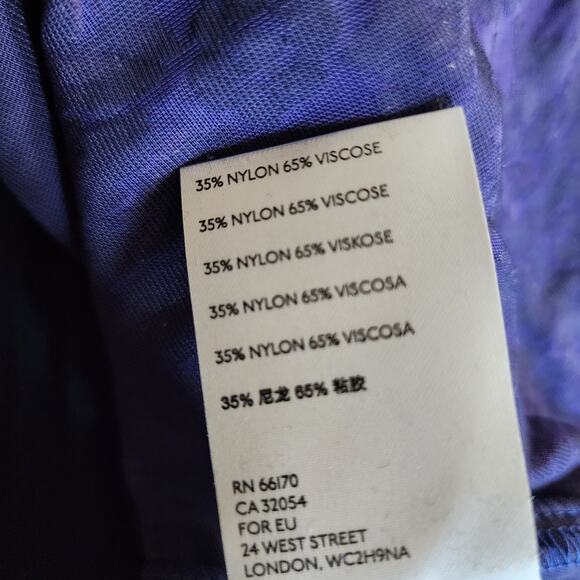 Free People Black and Purple Midi Dress - Picture 6 of 9